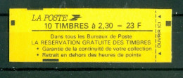 France   Carnets 2614 C4   * *  TB  Et Fermé   - Modernos : 1959-…