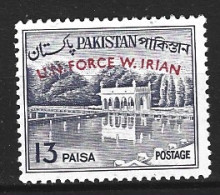 PAKISTAN. Timbre De Franchise N°1 De 1963. Troupes Pakistanaises En Irian Occidental. - Militares