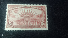 LİBERİA-1930-50         5  CENT            UNUSED - Liberia