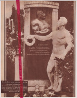 Wenen Wien - Monument Weltmeister Karl Swoboda - Orig. Knipsel Coupure Tijdschrift Magazine - 1934 - Non Classés