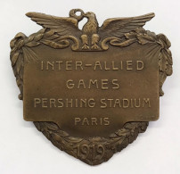 1919 GIOCHI INTERALLEATI Spilla Inter-allied Games Pershing Stadium PARIS - Monarquía / Nobleza