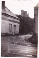 Photo Originale - 41 - Loir Et Cher - LAVARDIN - Ruines Du Chateau - Vue Prise Du Village - Juin 1934 - Places