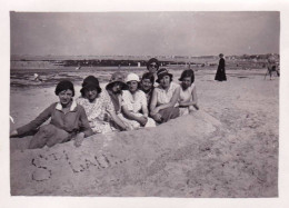 Photo Originale - 44 - PORNICHET -jeunes Femmes Du Pensionnat Des Ursulines De Beaugency A La Plage  - Aout 1932 - Plaatsen