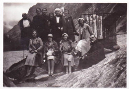 Photo Originale - 65 - CAUTERETS -  Lac De Gaube - Jeunes Femmes Du Pensionnat Des Ursulines De Beaugency - Aout 1931 - Personnes Identifiées