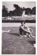 Photo Originale - Originalbild - 1933 - Brentanobad- Frankfurt Am Main - Femme En Maillot De Bain  - Lugares