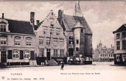  FURNES - VEURNE - Le Marché Aux Pommes Avec Le Corps De Garde - Veurne