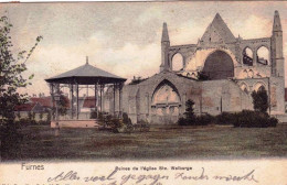 FURNES - VEURNE - Ruines De L'église Ste Walburge - Veurne