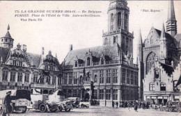 FURNES - VEURNE - Auto-mitrailleuse Sur La Plce De L'hotel De  Ville  - Guerre 1914/18 - Veurne