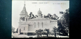 06 ,   Cannes , L'église Russe Début 1900 , Vue Peu Courante - Cannes