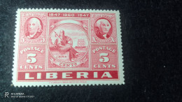 LİBERİA-1930-50         5  CENT            UNUSED - Liberia