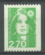 FRANCE 1996 N° 3008a ** Neuf  MNH Superbe C 3 € Marianne Du Bicentenaire N° Rouge Provenant De Roulette - Neufs