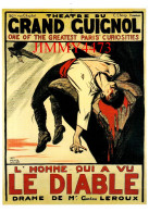 CPM - Théâtre Du GRAND GUIGNOL - L'Homme Qui A Vu LE DIABLE - Edit. Bibliothèque Forney Paris 1997 - Théâtre