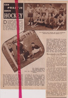 Antwerpen - Hockey België X Holland - Orig. Knipsel Coupure Tijdschrift Magazine - 1934 - Non Classés
