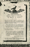 55   VERDUN   CHAMP DE BATAILLE  FORT DE VAUX  PLAQUE COMMEMORATIVE - Verdun