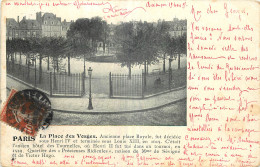  75  PARIS  LA PLACE DES VOSGES - Andere Monumenten, Gebouwen