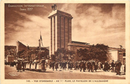  75  PARIS  EXPOSITION COLONIALE 1937  PAVILLON DE L'ALLEMAGNE - Exhibitions