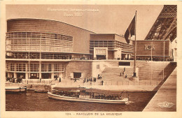  75  PARIS  EXPOSITION COLONIALE 1937  PAVILLON DE LA BELGIQUE - Tentoonstellingen