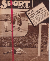 Voetbal Match België Rode Duivels X Holland - Orig. Knipsel Coupure Tijdschrift Magazine - 1934 - Unclassified