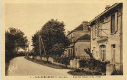 LABARTHE MORIZES  (Gironde) Rue Des Ecoles Et La Poste RV - Sonstige & Ohne Zuordnung