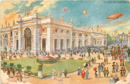 BELGIQUE  BRUXELLES   EXPOSITION UNIVERSELLE 1910  AVENUE DES CONCESSIONS - Wereldtentoonstellingen