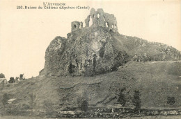  15  L'AUVERGNE  RUINES DU CHATEAU D'APCHON - Autres & Non Classés