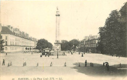 44 - Nantes - La Place Louis XVI - Animée - Carte Neuve - CPA - Voir Scans Recto-Verso - Nantes