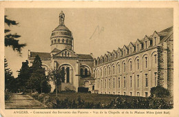 49 - Angers - Communauté Des Servantes Des Pauvres - Vue De La Chapelle Et De La Maison Mère (coté Sud) - Etat Léger Pli - Angers