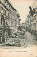 76 - Rouen - La Rue Des Eaux De Robec - Animée - Marchands - CPA - Voir Scans Recto-Verso - Rouen