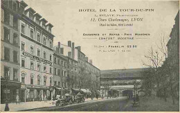 69 - Lyon - Hotel De La Tour Du Pin - 12 Cours Charlemagne - Animée - Automobiles - CPA - Voir Scans Recto-Verso - Other & Unclassified