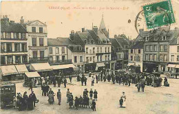 61 - Laigle - Place De La Halle - Jour De Marché - Animée - Etat Pli Visible - CPA - Voir Scans Recto-Verso - L'Aigle