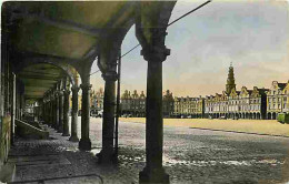 62 - Arras - La Grande Place Et Les Arcades - Ecrite En 1954 - CPA - Voir Scans Recto-Verso - Arras