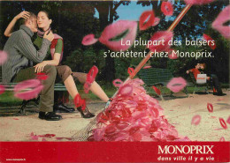 Couples - Carte Publicitaire Monoprix - Baiser - CPM - Carte Neuve - Voir Scans Recto-Verso - Parejas