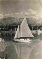 73 - Aix Les Bains - Voile Sur Le Lac Du Bourget - Mention Photographie Véritable - Carte Dentelée - CPSM Grand Format - - Aix Les Bains