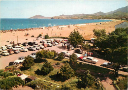 66 - Argelès Sur Mer - Vue Panoramique Sur L'arrivée à La Plage  La Plage Et Les Albères - Automobiles - CPM - Voir Scan - Argeles Sur Mer