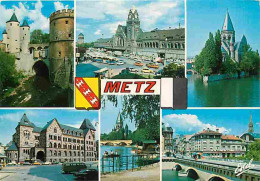 57 - Metz - Multivues - Automobiles - Blasons - CPM - Voir Scans Recto-Verso - Metz