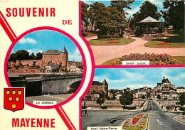 53 - Mayenne - Multivues - Blasons - CPM - Voir Scans Recto-Verso - Mayenne