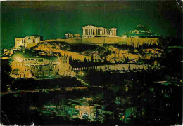 Grèce - Athènes - L'Acropole La Nuit - CPM - Voir Scans Recto-Verso - Grecia