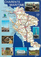 17 - Charente Maritime - Multivues - Carte Géographique Michelin - CPM - Voir Scans Recto-Verso - Andere & Zonder Classificatie