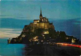 50 - Le Mont Saint Michel - Vue Générale - Vue De Nuit - Flamme Postale - CPM - Voir Scans Recto-Verso - Le Mont Saint Michel