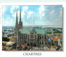 28 - Chartres - Cathédrale Notre Dame - Vue Aérienne - CPM - Voir Scans Recto-Verso - Chartres