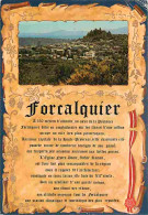 04 - Forcalquier - Vue Générale - Flamme Postale De Forcalquier - CPM - Voir Scans Recto-Verso - Forcalquier