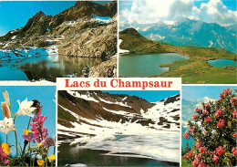 05 - Hautes Alpes - Lacs Du Champsaur - Multivues - Fleurs - CPM - Voir Scans Recto-Verso - Other & Unclassified