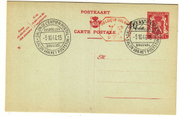 Belgique - Carte Postale De 1946 - Entier Postal - Oblit Salon De L'entier Postal - - Tarjetas 1934-1951