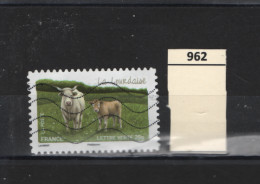 PRIX F. Obl  962 YT Les Vaches De Nos Régions La Lourdaise 59 - Used Stamps