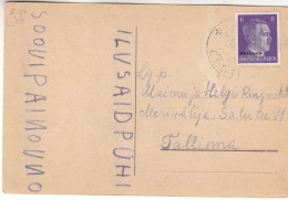 Allemagne - Ostland - Carte Postale Expédié Vers Tallinn - Hitler - - Ocupación 1938 – 45