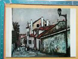 KOV 484-90 - PEINTURE, PENTRE, ART - MAURICE UTRILLO - RUE DES SAULNES - Schilderijen