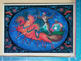 KOV 484-86 - PEINTURE, PENTRE, ART -BOKAREV, HORSE, CHEVAL - Schilderijen