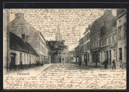 AK Péruwelz, Une Rue  - Péruwelz