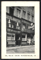 AK Brüssel / Bruxelles, Restaurant A L`Epaule De Mouton, 14 Rue Des Harengs  - Bruxelles (Città)