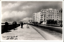 CPA Alexandria, Ägypten, Queen Nazli Promenade - Autres & Non Classés